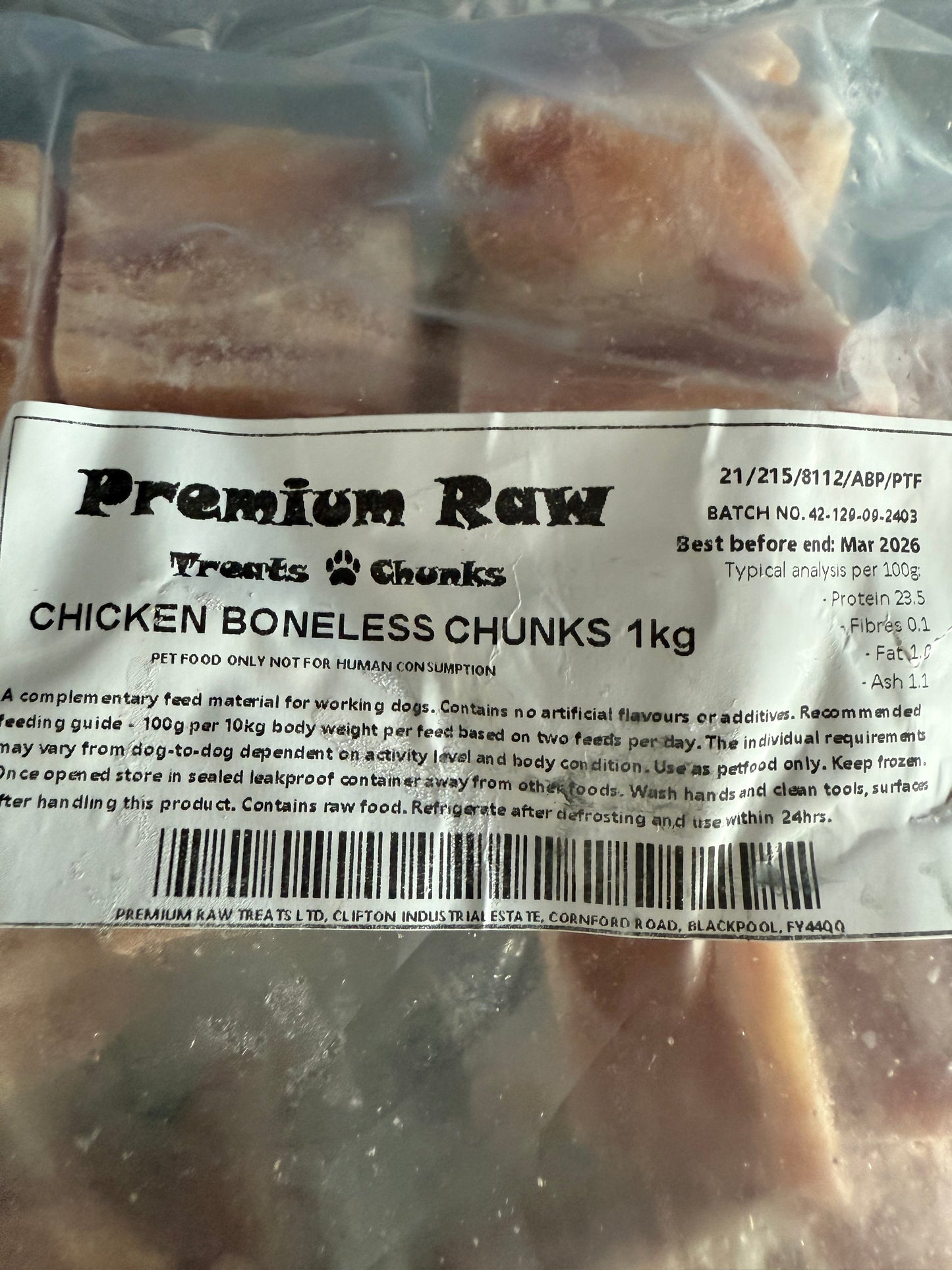 Chicken Boneless Chunks
