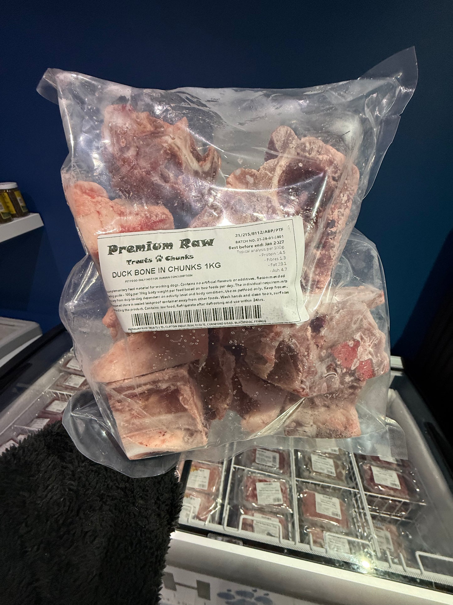 Premium Raw Duck Chunks - Bone In 1kg